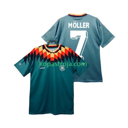 Billiga Fotbollströjor Tyskland MOLLER 7 Retro Borta tröja 1994 Kortärmad